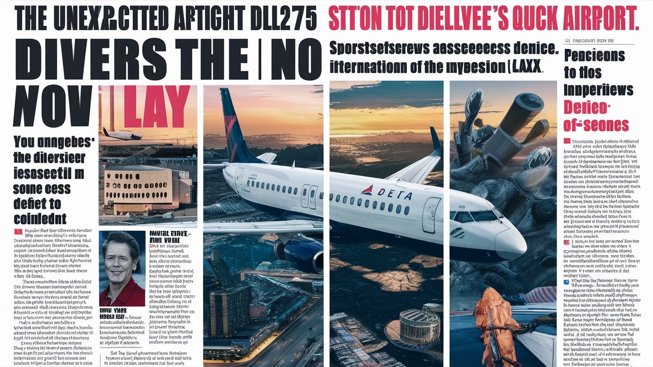 delta flight dl275 diverted lax