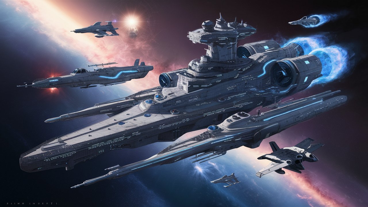 space force orbital warship carrier
