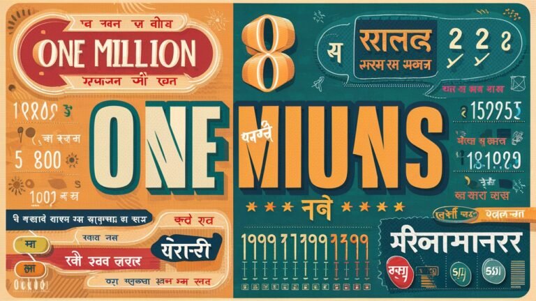 How Much Is One Million in Lakhs? Complete Indian Number System Guide One Million in Lakhs
